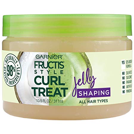 Garnier Hair Care Fructis Style Curl Treat Jelly Shaping Leave-in Styler To Shape Curls, 10.5 Fl Oz