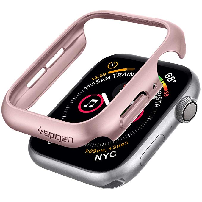 Spigen Thin Fit Designed for Apple Watch Case for 40mm Series 5 / Series 4 - Rose Gold