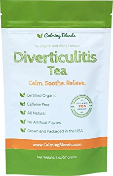 Diverticulitis and Diverticulosis Tea. All natural, organic and caffeine free. Locally grown and packaged in the US.