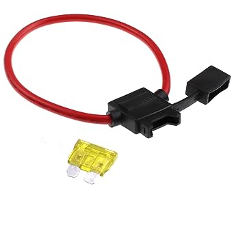 ZOOKOTO Inline Fuse Holder 20A,12 AWG Gauge Wire Car Auto Blade Fuse Waterproof with 20 AMP Fuse