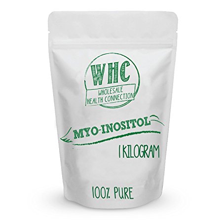 WHC Myo Inositol Powder 1kg (2000 Servings) | Nootropic | Cognitive Enhancer | Mood Support | Memory | Learning | Focus | Concentration | Boosts Mental and Physical Energy