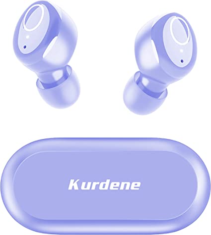 Bluetooth Earbuds,Kurdene S8 Wireless Earbuds 48H Playtime Call Noise Cancelling IPX8 Waterproof Ear Buds Deep Bass Earphones with Microphone in-Ear Stereo Headphones for Work,Sport,Running