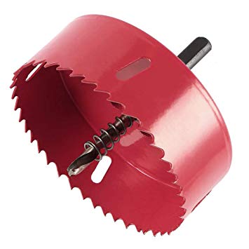 NGe 100mm Hole Saw, 4” Cutting Diameter M42 Bi-Metal HSS Blade with Arbor for Aluminum Iron Stainless Steel Plate