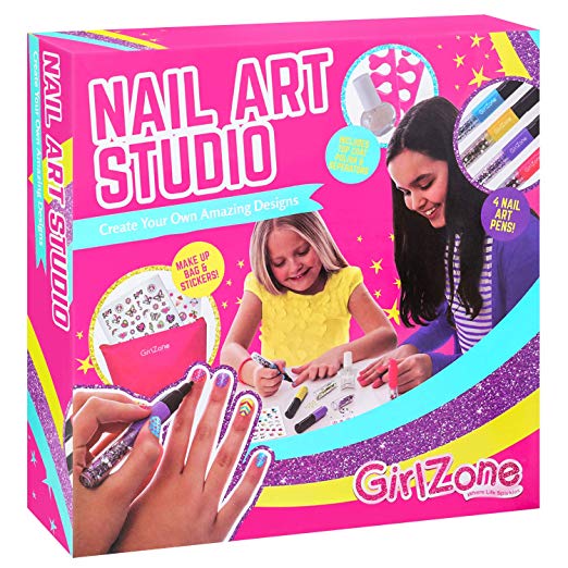 GirlZone: Nail Art Studio Kit, Gift For Girls