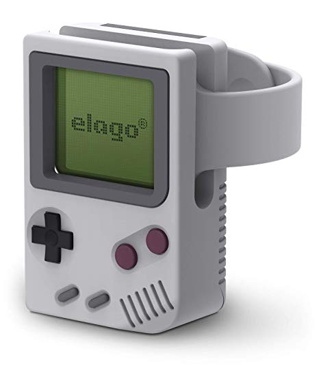 elago W5 Stand for Apple Watch Series 4 / Series 3 / Series 2 / Series 1 / 44mm / 42mm / 40mm / 38mm [Easy Access to Side Button & Digital Crown][Nightstand Mode][Patent Pending][Light Grey]