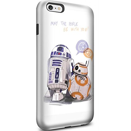 New iPhone 6 6s Case (4.7”), R2D2, Soft Plastic TPU Clear Case Cover for iPhone (STAR WARS STYLE #1, iPhone6 6S (4.7))