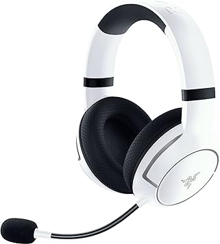 Razer Kaira HyperSpeed - Wireless Multi-Platform Gaming Headset for Xbox (HyperSpeed Wireless, TriForce 50mm Drivers, HyperClear Cardioid Mic, FlowKnit Memory Foam Cushions) White