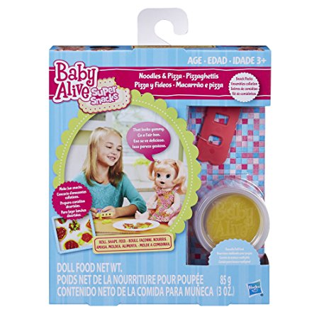 Baby Alive Super Snacks Noodles & Pizza Snack Pack (Blonde) Baby Doll