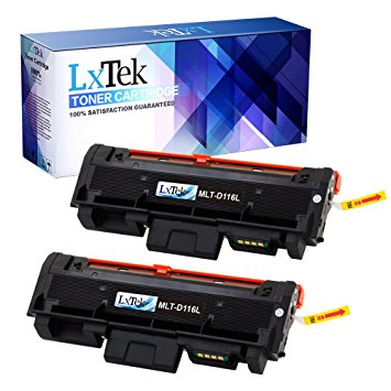 LxTeK Compatible Toner Cartridge Replacement Set For Samsung 116L (2 Black) MLT-D116L For Use With Samsung SL-M2625D SL-M2675F SL-M2825DW SL-M2875FD SL-M2875FW SL-M2835DW SL-M2885FW