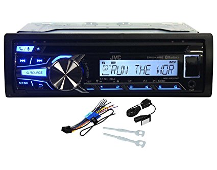 JVC KDR-85MBS Single Din In Dash Marine Boat Yacht Bluetooth CD MP3 SiriusXM Ready Stereo Receiver AM/FM Radio Player