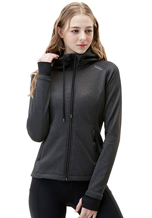 Tesla Women's Lightweight Active Performance Full-Zip Hoodie Jacket FKJ04/FKJ02