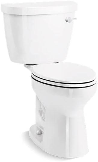 Kohler K-31621-RA-0 Cimarron Comfort Height Toilet, White