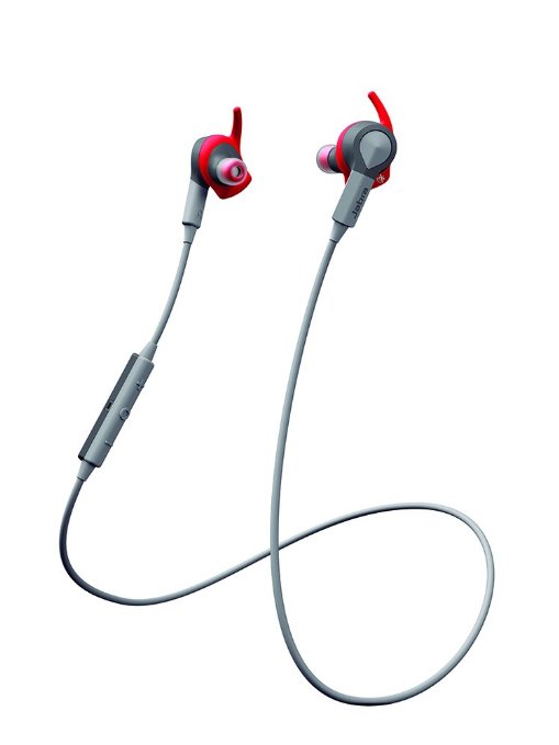 Jabra SPORT COACH Red  Wireless Bluetooth Earbuds for Cross-Training - Retail Packaging