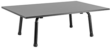 VIVO Black Standing Height Adjustable Desktop Table Top Stand | 40" Wide Standing Work Space Desk Platform (DESK-T-V040)