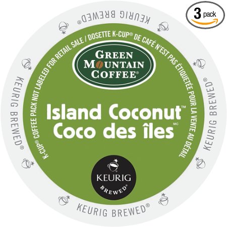 Green Mountain Coffee Island Coconut K-Cup Coffee