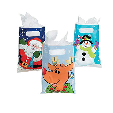 Christmas Party Favor 9" Bags (Pack of 36) - Christmas Party Supplies