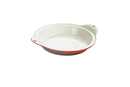 Lodge STW9R43 Stoneware Baking Dish, 9.5", Red