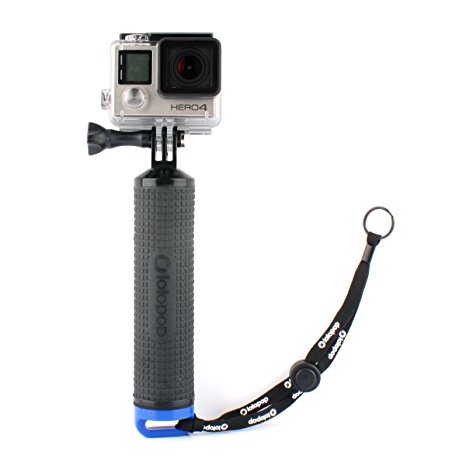 LOTOPOP Waterproof Floating Hand Grip Tripod for Gopro Hero 5 3  4 Session 3 - Handle Mount Accessories and Water Sport Pole for GeekPro 3.0 and ASX Action Pro Cameras Action Camera Accessories-Blue
