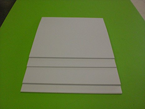 White Polystyrene 12" X 24" X .060" Plastic Sheet Styrene