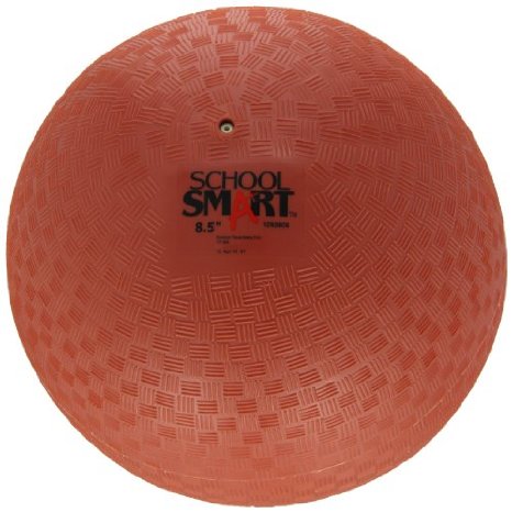 School Smart Playground Ball - 8 1/2 inch - Red