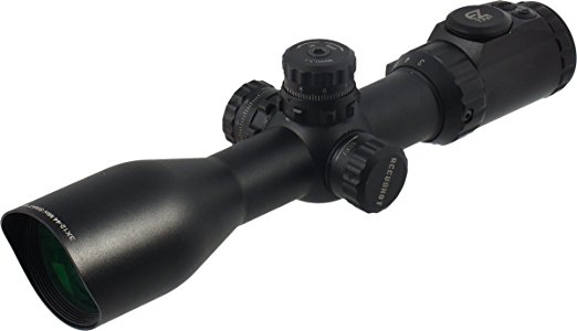UTG 3-12X44 30mm Compact Scope, AO, 36-color Glass Mil-dot