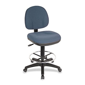 Lorell Adjustable Multi-Task Stool, 24 by 24 by 40-1/2 by 50-1/2-Inch, Blue