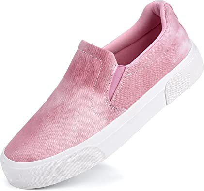 JENN ARDOR Slip On Shoes for Women Fashion Sneakers Memory Foam Cushioned Insole Walking Shoes Women Comfortable Loafers Flats Shoes