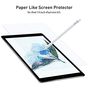 Paperlike Screen Protector for iPad Mini 7.9", Homagical Matte PET Paper Texture Film Anti Glare Scratch Resistant Paperlike Film for iPad Mini 5/iPad mini4