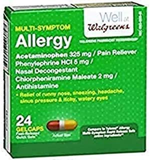 Walgreens Allergy Multi-Symptom Fast Release Quick Gels, 24 ea