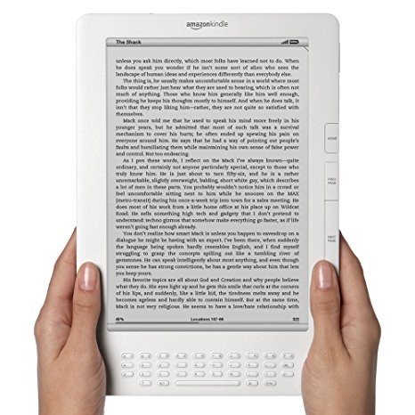 Kindle DX Wireless Reading Device, Free 3G, 9.7" Display, White, 3G Works Globally – 2nd Generation