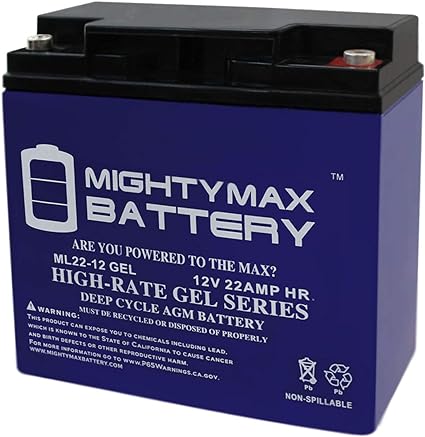 12V 22AH Gel Replacement Battery for Leoch LPX12-20