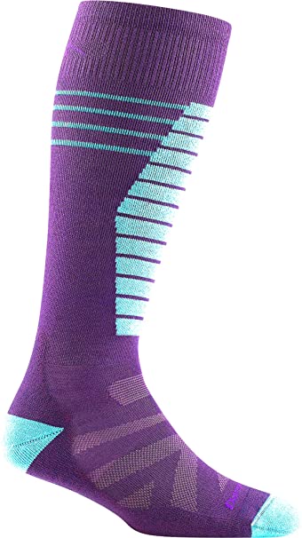 DARN TOUGH (3029) Edge Jr. OTC Midweight with Cushionw/ Padded Shin Juniors Sock