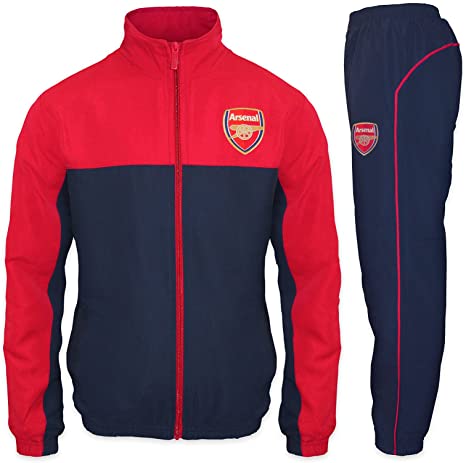 Arsenal Football Club Official Soccer Gift Mens Jacket & Pants Tracksuit Set