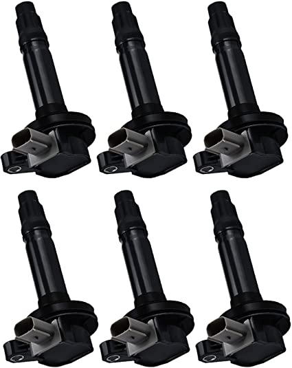ENA Set of 6 Ignition Coils Pack Compatible with Ford Lincoln Flex Taurus MKS MKT V6 3.5L Turbo Only Replacement For DG524 AA5Z12029A AA5Z-12029-A