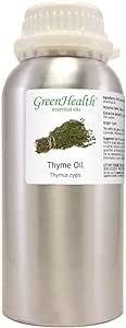 16 fl oz - Thyme Essential Oil - 100% Essential Oil - Aluminum Bottle - GreenHealth