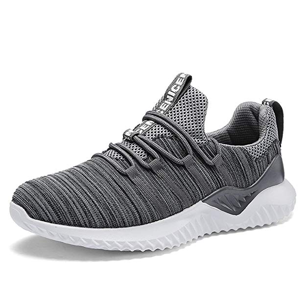 KUBUA Mens Running Shoes Trail Fashion Sneakers Tennis Sports Casual Walking Athletic Fitness Indoor Outdoor Shoes Men