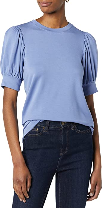 Daily Ritual Women's Supersoft Terry Puff-Sleeve Top