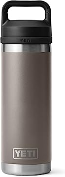 YETI Rambler Vaccum Insulated Stainless Steel Bottle with Chug Cap, Sharptail Taupe, 532ml (18oz)