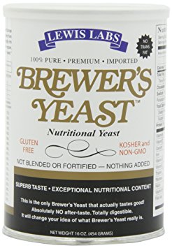 Lewis Labs 100% Pure Brewer's Yeast -- 16 oz