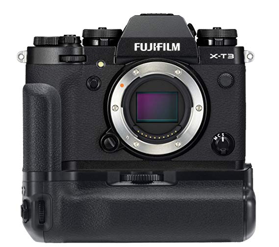 Fujifilm X-T3 Mirrorless Digital Camera - Black   Fujifilm VG-XT3 Vertical Grip