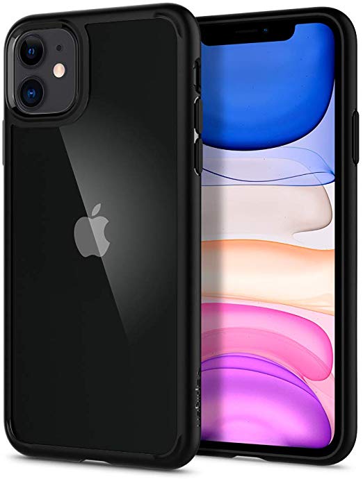 Spigen Ultra Hybrid Works with Apple iPhone 11 Case (2019) - Matte Black