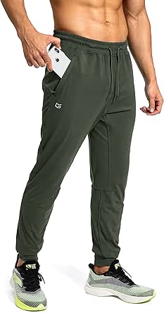 G Gradual Men's Sweatpants with Zipper Pockets Athletic Pants Traning Track Pants Joggers for Men Soccer, Running, Workout