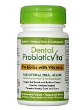 Dental ProbioticVita Peppermint Flavor Oral Probiotics with Vitamins - Fights Bad Breath Plaque and Dry Mouth - Dentist Recommended Sugar Free Chewable Supplement
