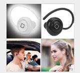 SQdeal Fashion Mini In-ear Handsfree Stereo Bluetooth Wireless Headset Headphone Earphone for Mobile Cell Phone Laptop Tablet Black