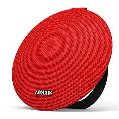 AOMAIS Ball Bluetooth Speakers,Wireless Portable Bluetooth 4.2 ,15W Superior Sound with DSP,Stereo Pairing for Surround Sound,Waterproof Rating IPX7,For Sports,Travel,Shower,Beach,Party(Red)