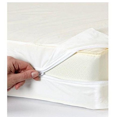 Zipper Anti allergy Bed bug waterproof Mattress Total Encasement Protector cover (King)