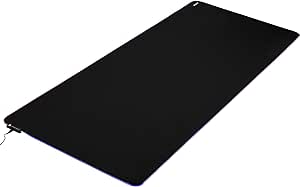 VIVO Extra Large 71 x 30 inch Full Size Desk Pad with RGB Lighting for Office Ambience and Immersive Gaming, Oversized Mouse Pad Table Top Cover, 12 Color Modes, Non-Slip Base, Black, DESK-PAD72