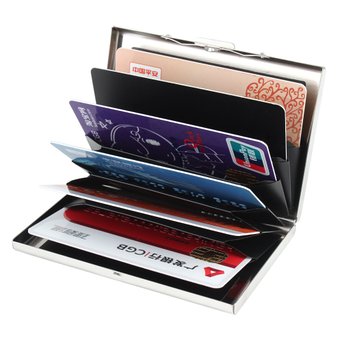 Kinzd® Ultra Thin Aluminum Metal Wallet RFID Blocking Credit Card Holder Case