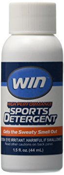 WIN Sports Detergent - Performance Wash for High-Tech Synthetic Sports Fabrics and Athletic Wear (75 Single-Use Bottles)