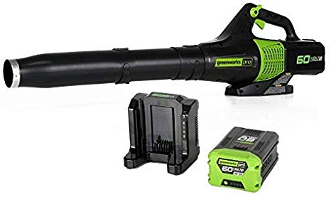 Greenworks Pro 60-Volt Max Lithium Ion 540-CFM Brushless Cordless Electric Leaf Blower